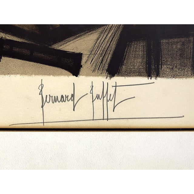 Lithograph in colors on arches paper. Hand signed lower right by Bernard Buffet. Hand numbered 68/250 lower left. Image...