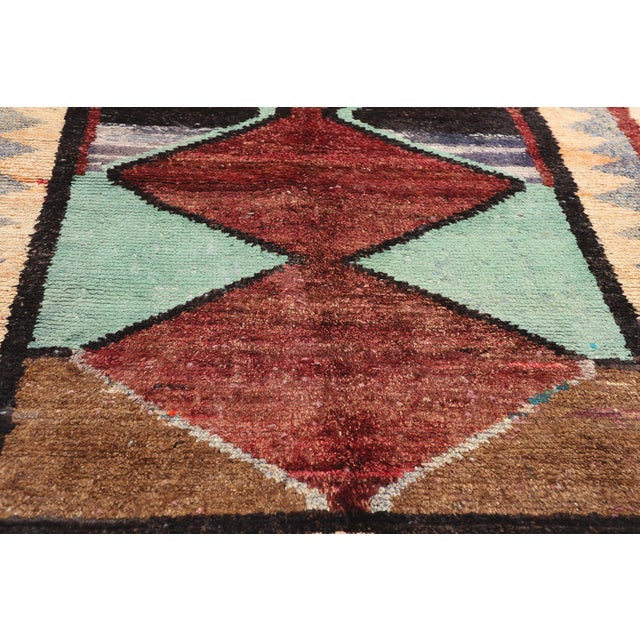 Mid 20th Century Vintage Persian Lori Rug - 04'02 X 06'03 For Sale - Image 5 of 9