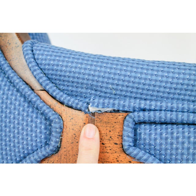 Pair of Louis XIV Bergeres Barrel Back Club Chairs For Sale In Milwaukee - Image 6 of 12