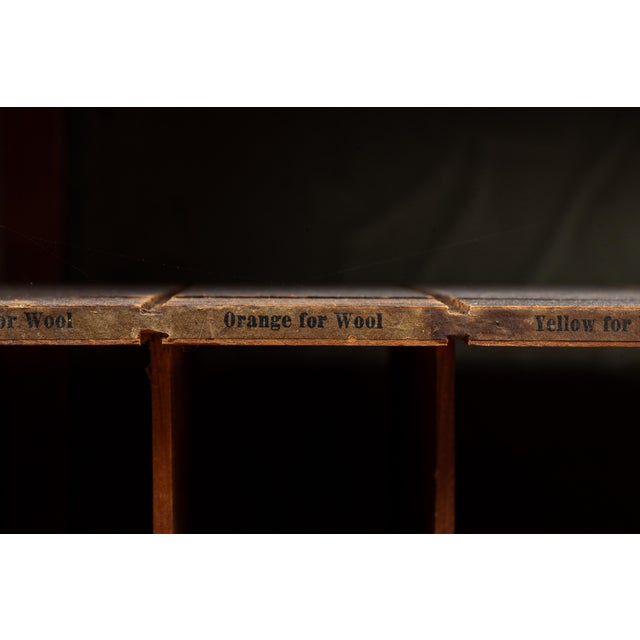 Early 20th Century Diamond Dyes Point-of-Sale Countertop Cabinet For Sale - Image 11 of 13