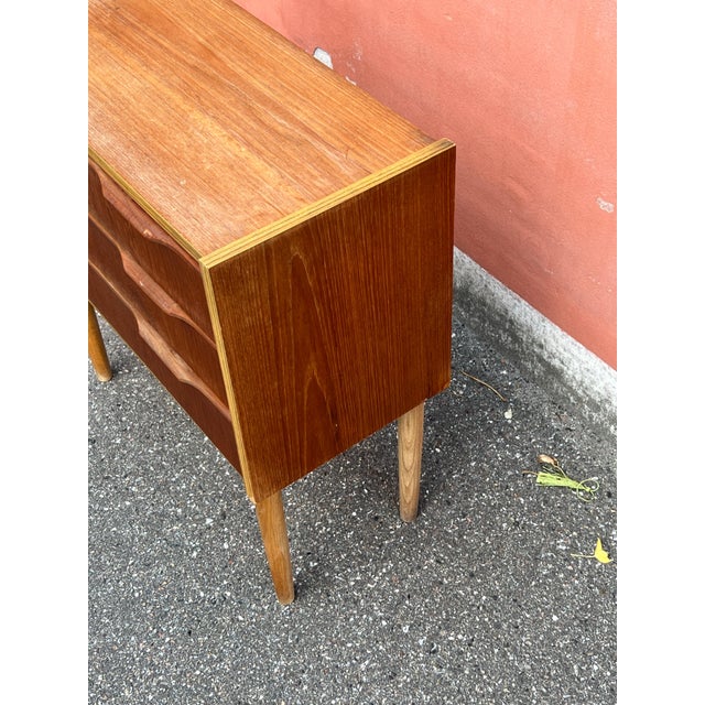 Vintage Danish Teak Chest of Drawers, 1960s For Sale - Image 9 of 11