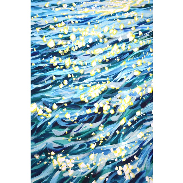Early 21st Century Glare on the Water 33.Modern Original Painting For Sale - Image 5 of 9