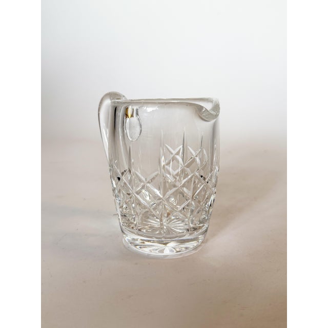 Waterford Crystal Vintage Waterford Lismore Creamer Pitcher For Sale - Image 4 of 9