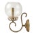 Vintage Parisian Bubbled Glass Ball Wall Sconce Decorative Beads For Sale