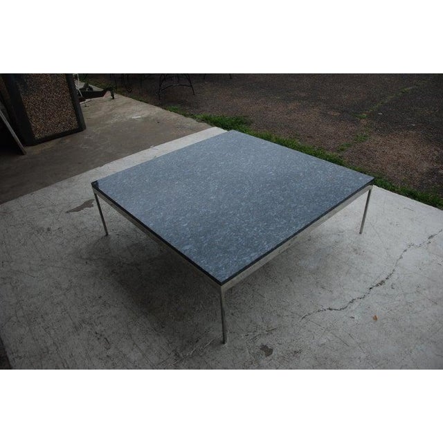 1970s Granite Stainless Steel TA35 Series Zographos Coffee Table For Sale In Houston - Image 6 of 7