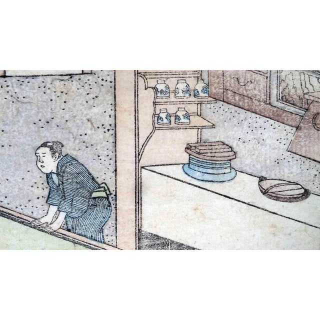 This lovely original print is the work of the famous Japanese Master Utagawa Hiroshige (1797-1858). It represents an...
