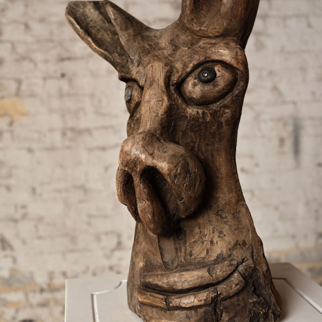 French 19th Century French Oak Sculpture For Sale - Image 3 of 6