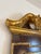 1960s Italian Georgian Style Burl Wood & Gilt Wall Mirror With Rococo Crest For Sale - Image 5 of 6