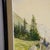 Mid 20th Century Alpine Landscape Watercolor Painting With Tyrolean Mountain Hut For Sale - Image 5 of 7
