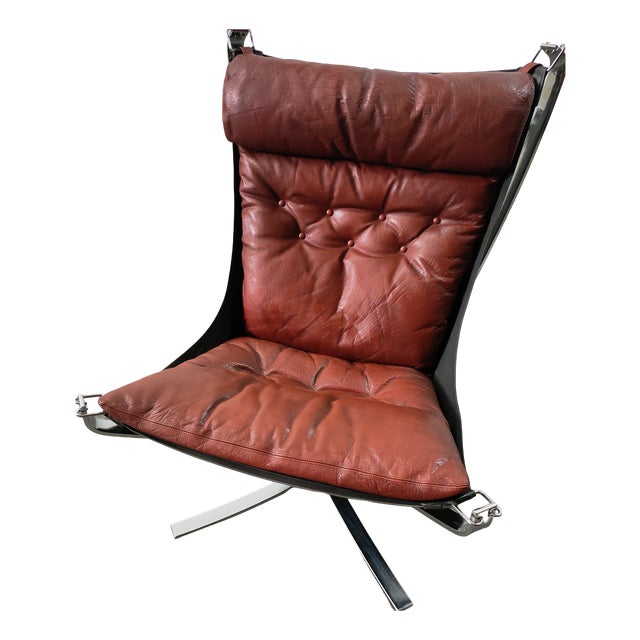 Falcon Model Lounge Chair by Sigurd Ressell for Vatne Møbler, 1970s For Sale