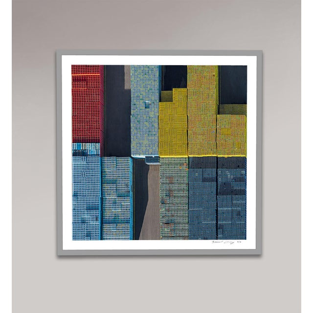 Contemporary Crate_stakcks_003" Contemporary Limited Edition Fine Art Photograph Print by Bernhard Lang For Sale - Image 3 of 13