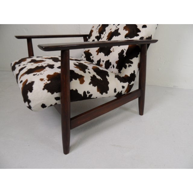 Vintage Lounge Chair in Wood, 1950s For Sale - Image 6 of 10