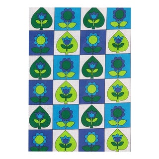 Mid-Century Modern GermanCotton Fabric Bale for Curtains, 1970s For Sale