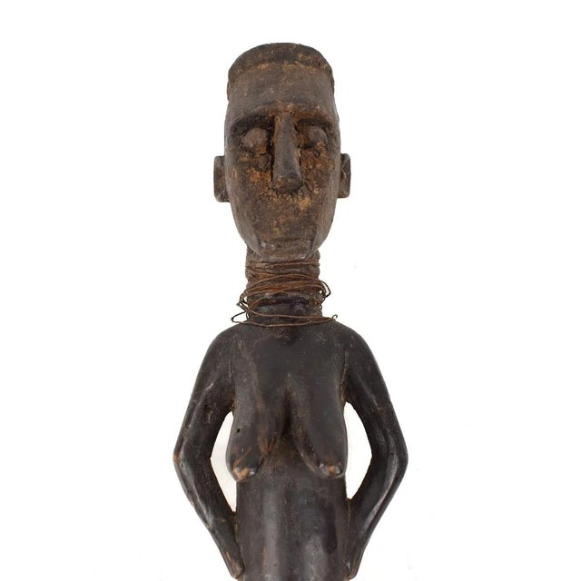 African Antique Toma Wood Figure Guinea For Sale - Image 3 of 9