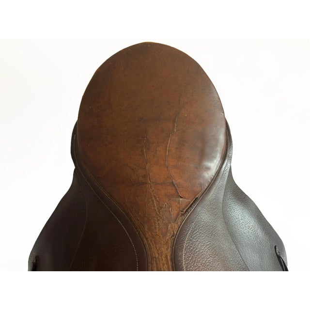 1960s 1960s Vintage Cortina Argentinian Leather English Horse Saddle For Sale - Image 5 of 8