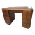 Paul Goldman Rare Art Deco Streamlined Walnut/Veneer Plywood Pedestal Desk For Sale