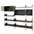 Brown Modular Wall Unit in Lacquered Wood and Steel by Michel Ducaroy, France, 1970s For Sale - Image 8 of 10