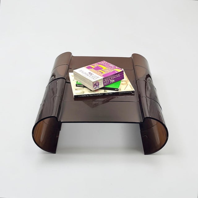 Vintage Modular Acrylic Glass Table, 1970s For Sale - Image 18 of 18