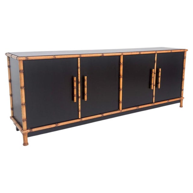 Mid-Century Bamboo Sideboard, Italy, 1960s For Sale - Image 11 of 11