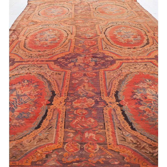 Red Antique Caucasian Karabagh Rug For Sale - Image 8 of 8