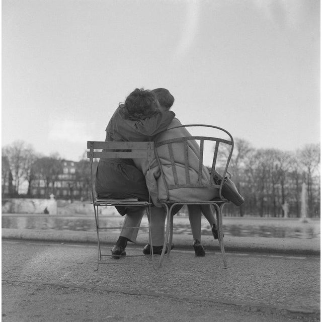 Love In The Tuileries A young couple in the Jardin des Tuileries in Paris, France, March 1961. (Photo by Gunter R....
