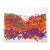 Floral Landscape, 1979 Signed Screenprint by Nadine Prado For Sale