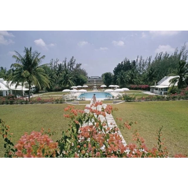 Slim Aarons, Paradise Island, Estate Stamped Photographic Print, 1968 / 2020s For Sale