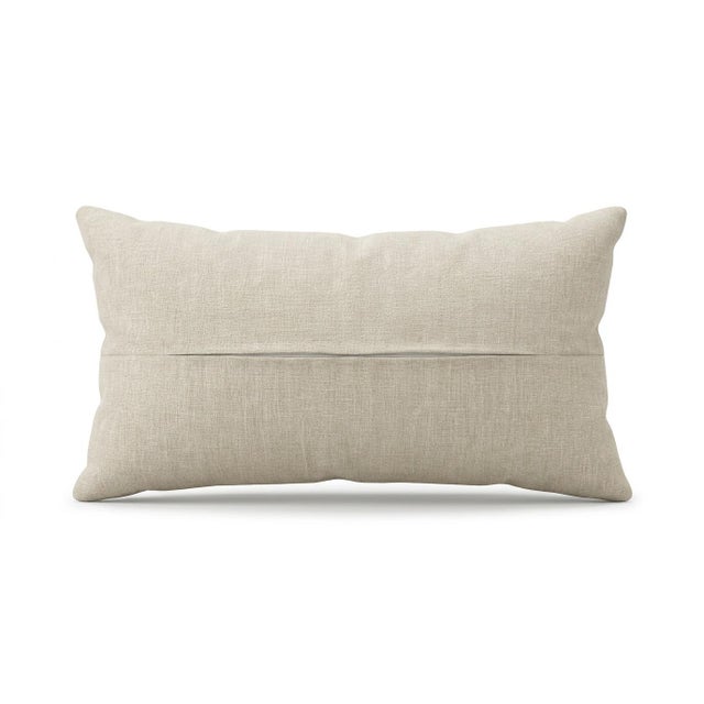 Embroidered Suzani Lumbar Pillow Cover 11'' X 20'' For Sale - Image 4 of 4