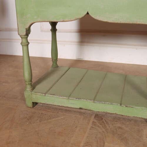 Wood English Painted Potboard Dresser Base For Sale - Image 7 of 12