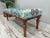 Boho Chic Contemporary Boho Rug Print Fabric Upholstered + Handmade Bench For Sale - Image 3 of 11