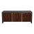 John Stuart Mid-Century Modern Ebony Chrome and Wood Dresser With Mirror For Sale