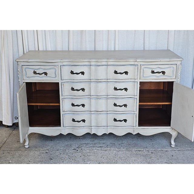 Mahogany Hutch, 2 Piece Cabinet Hutch, Circa 1940s/50's For Sale - Image 13 of 14