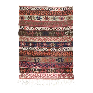 Handmade Antique Colourful Konya Kilim