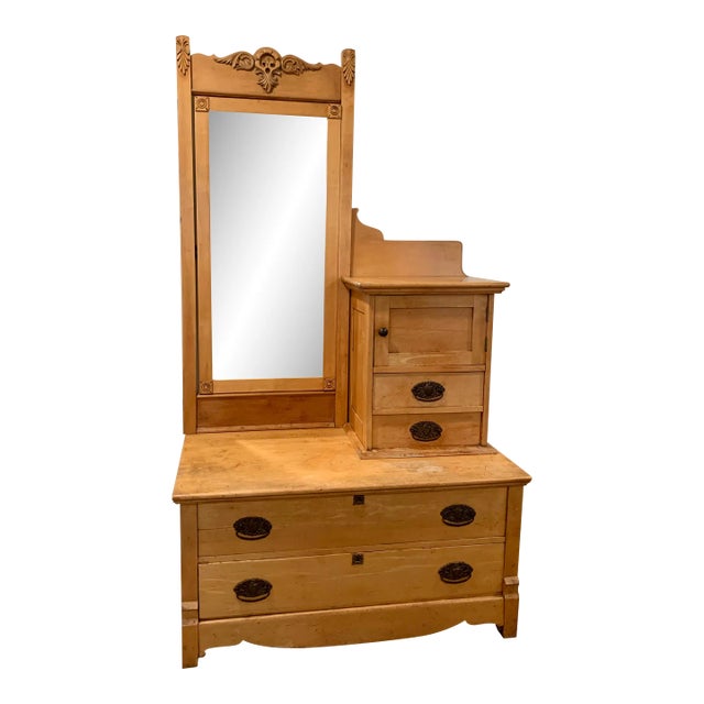 Maple Dresser With Mirror For Sale