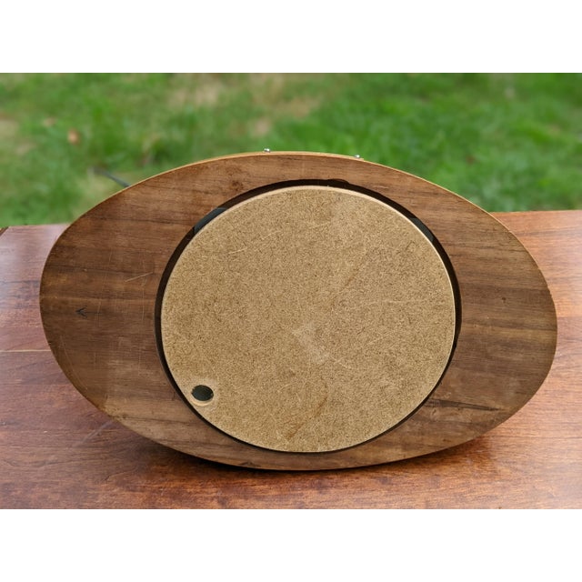 Late 20th Century American Avocet Tim TerMeer 1/30 Hand-Painted Metal Sculpture Spinning Wood Base For Sale - Image 12 of 13