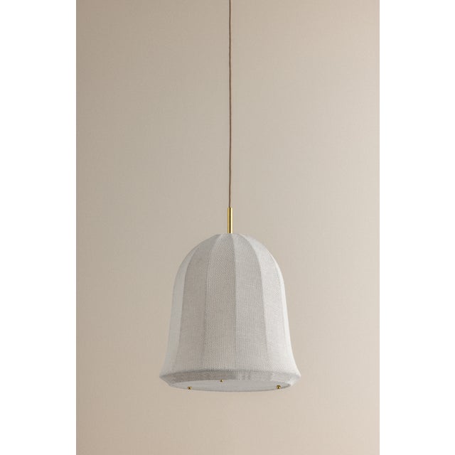 Mitzi Mitzi Risa 14 in. 1 Light Pendant in Aged Brass Finish For Sale - Image 4 of 5