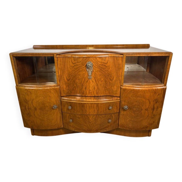 Art Deco Burr Walnut Cocktail Cabinet from Beautility, 1930-1940 For Sale - Image 18 of 18