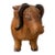 Vintage Woven Rattan Buffalo Figurine For Sale