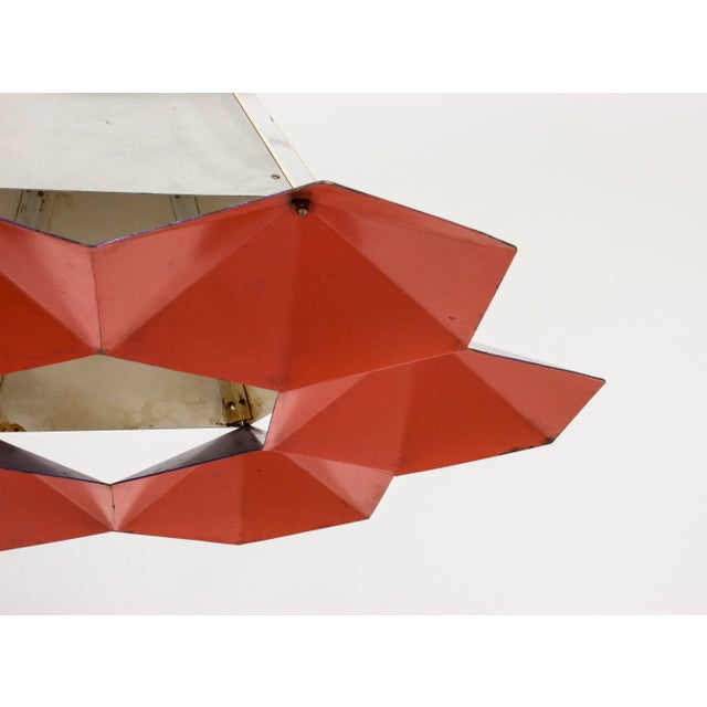 Metal Pendant Lamp, 1960s For Sale - Image 6 of 8