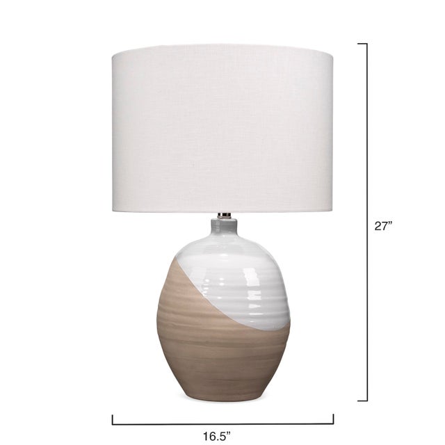 Coastal Hillside Ceramic Table Lamp For Sale - Image 3 of 5
