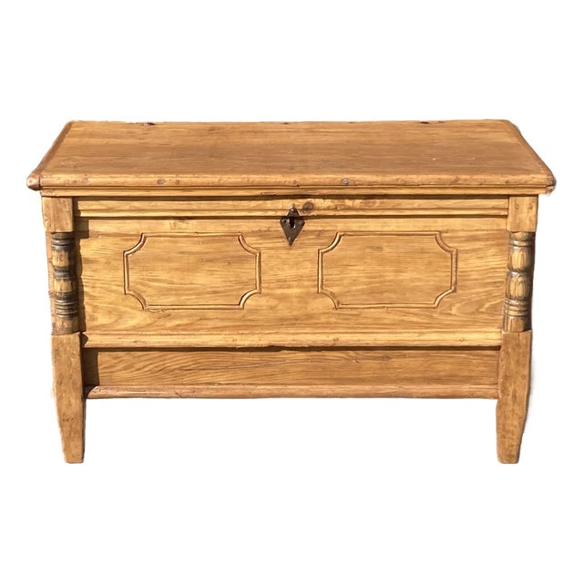 Pine Trunk or Blanket Chest, Germany For Sale