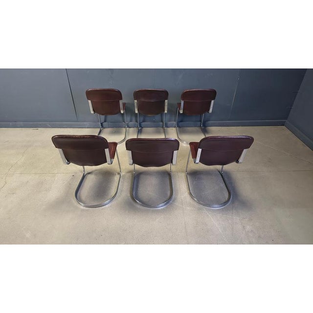1970s Vintage Dining Chairs from Cidue, 1970s, Set of 6 For Sale - Image 5 of 15