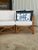 White Restored Mid-Century Curved Rattan Modular Sectional Sofa For Sale - Image 8 of 12