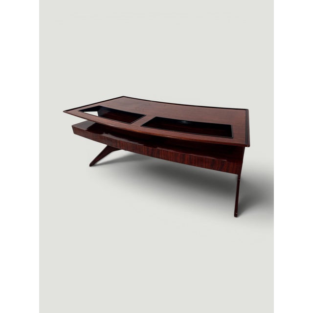 Mid-Century Italian Presidential Executive Desk by Vittorio Dassi, 1956 For Sale - Image 14 of 18