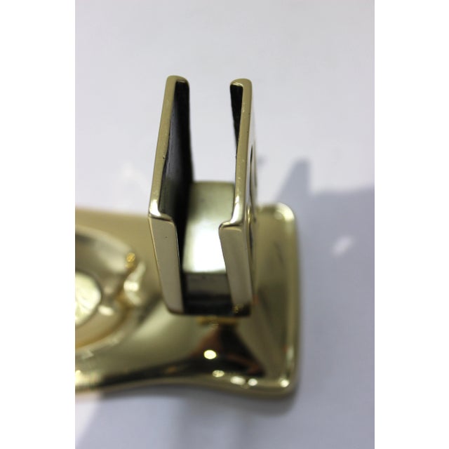 Art Nouveau Brass Pipe and Matchbox Holder For Sale In West Palm - Image 6 of 10