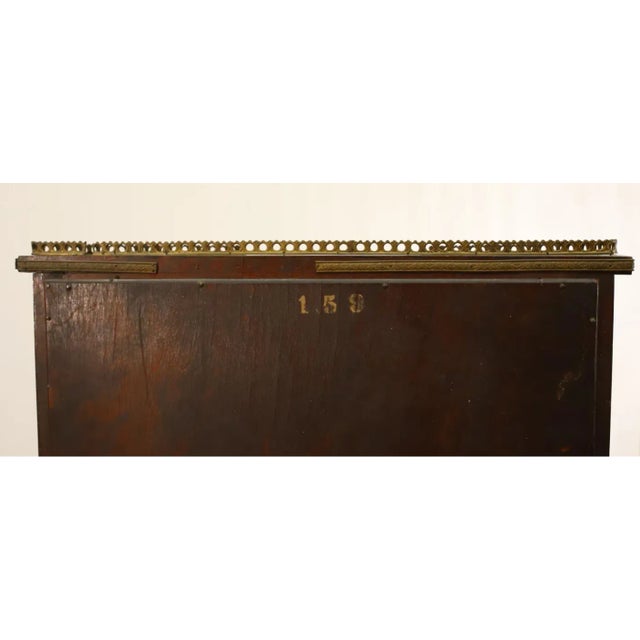 Wood 1920s French Style Mahogany and Ormolu Mounted Vitrine For Sale - Image 7 of 12