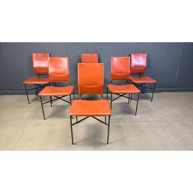 Dining Chairs by Ross Littel for Matteo Grassi, 1970s, Set of 6 For Sale - Image 16 of 17