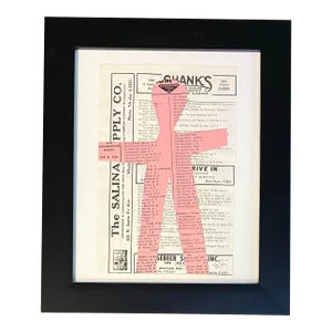 Contemporary Original Abstract Collage by Wayne Cunningham