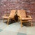 Vintage mid-century Danish modern leather and bentwood beech armchairs manufactured by Stouby Polster Møbelfabrik,...