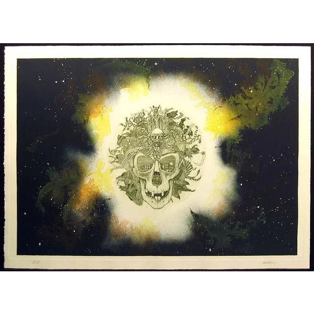 Unframed original limited edition etching by James Rome. Pencil signed and numbered by the artist. Paper Size: 25.75" x...